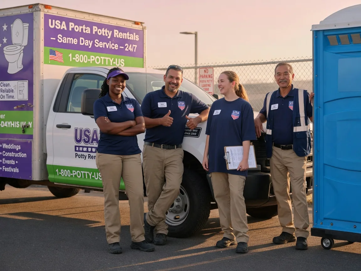 Porta Potty Rental company in Robbinsville, NJ